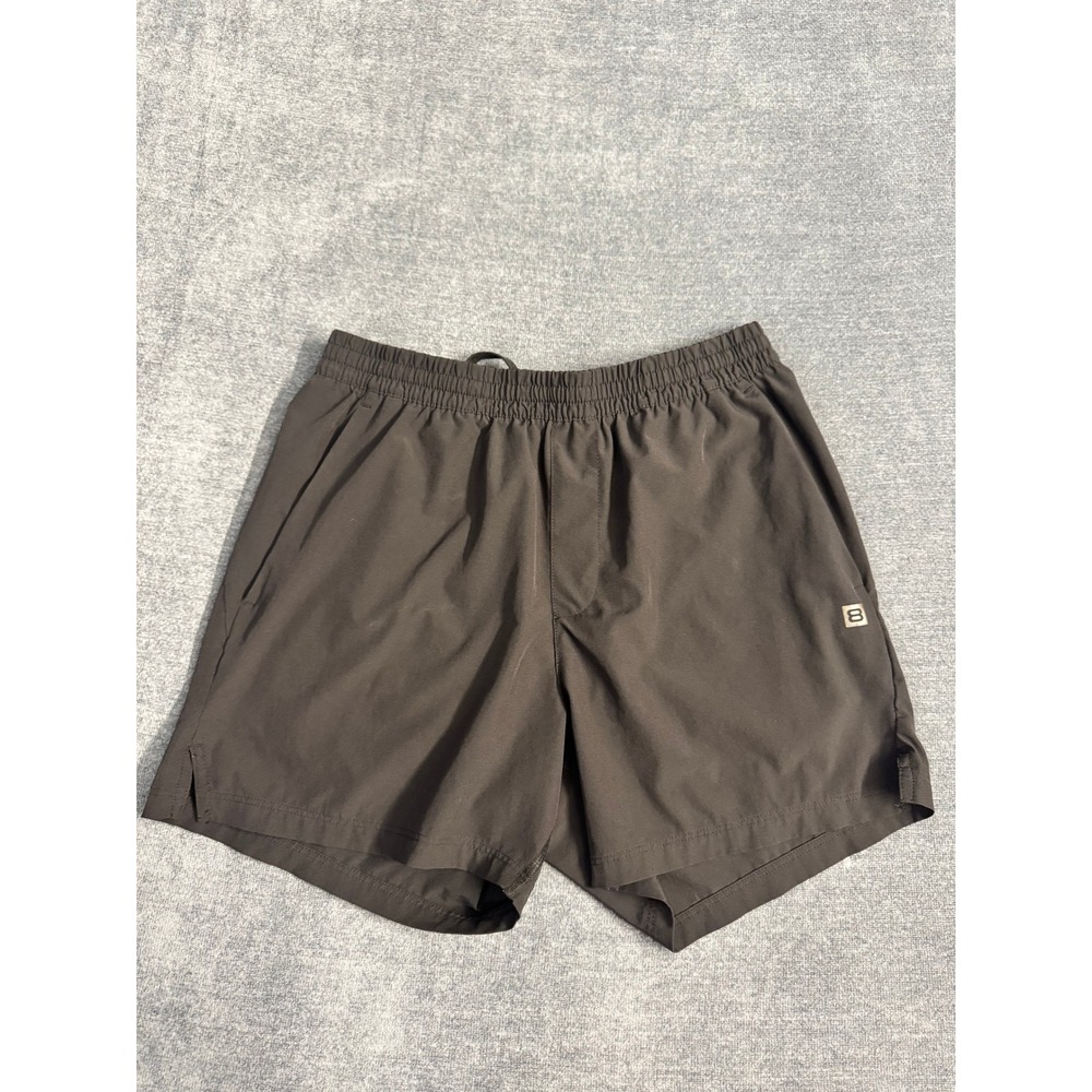 Layer 8 Mens Qwick-Dry Athletic Gym Shorts Black Size M 32-34 5 Inch Inseam